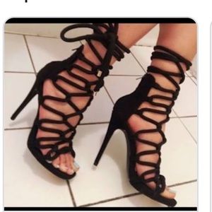 Steve Madden rope/tie up heels size 6.5